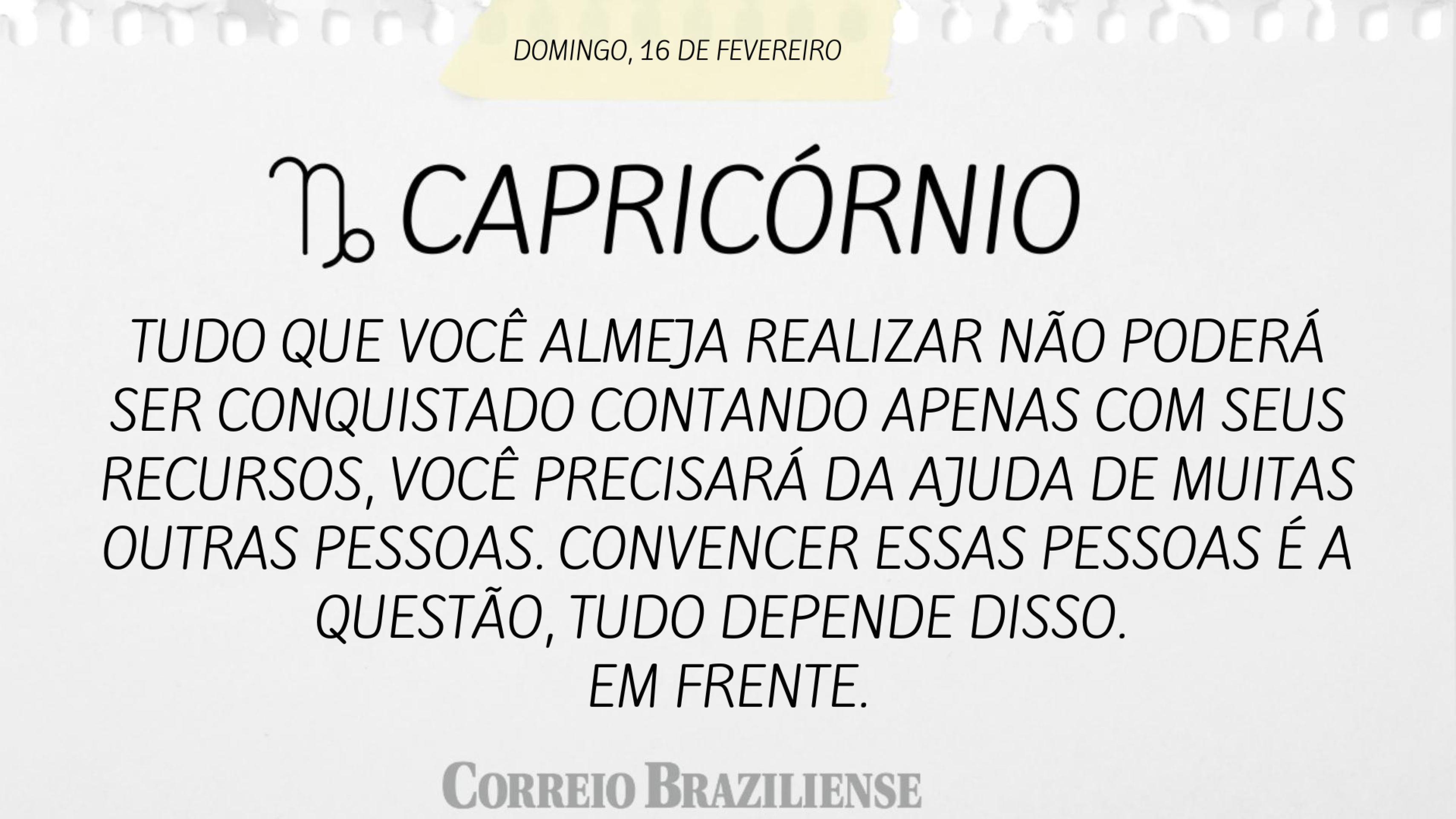 CAPRIC&Oacute;RNIO (nascimento entre 22/12 a 20/1) 