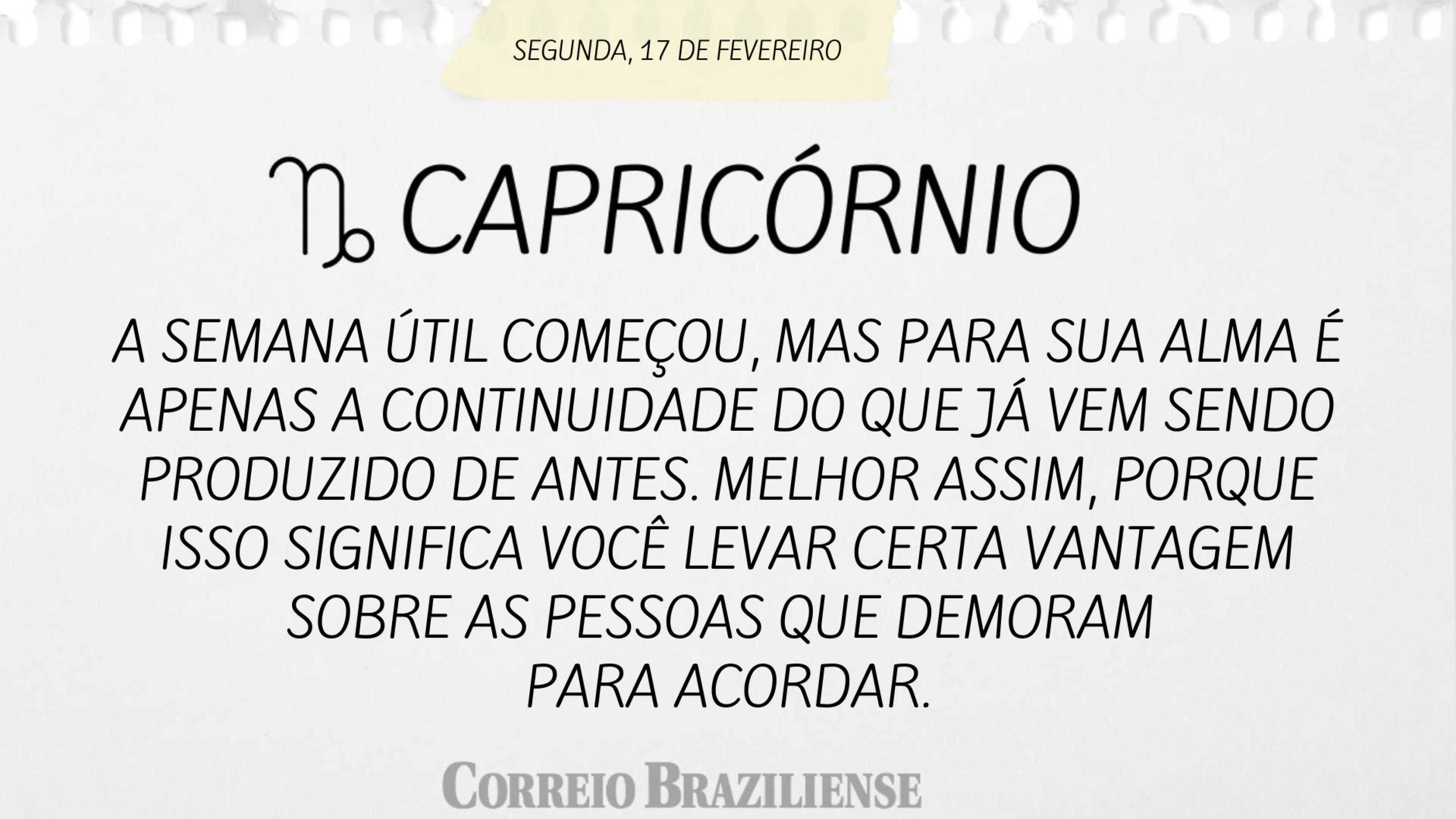 CAPRIC&Oacute;RNIO (nascimento entre 22/12 a 20/1) 