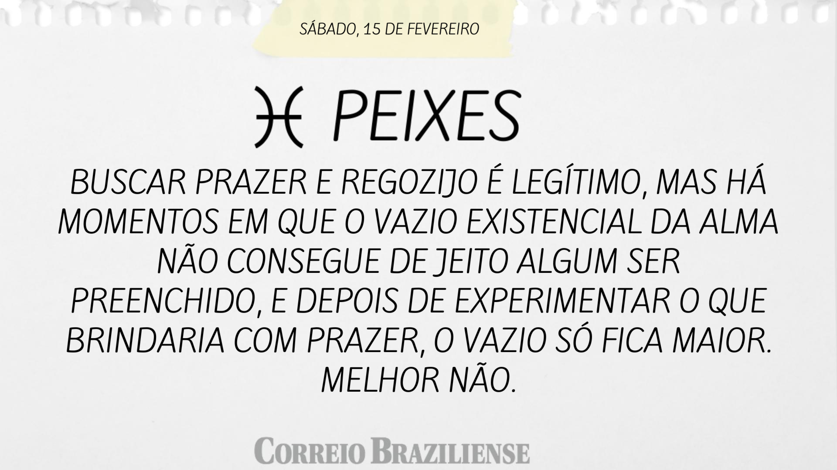 PEIXES (nascimento entre 20/2 a 20/3) 