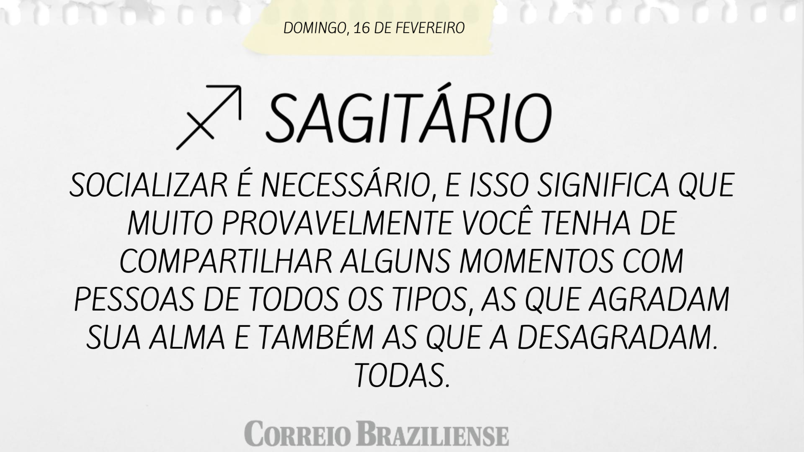 SAGIT&Aacute;RIO (nascimento entre 22/11 a 21/12) 