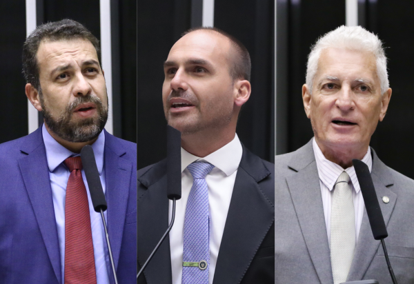 Bruno Spada, Vinicius Loures e Kayo Magalhães/Câmara