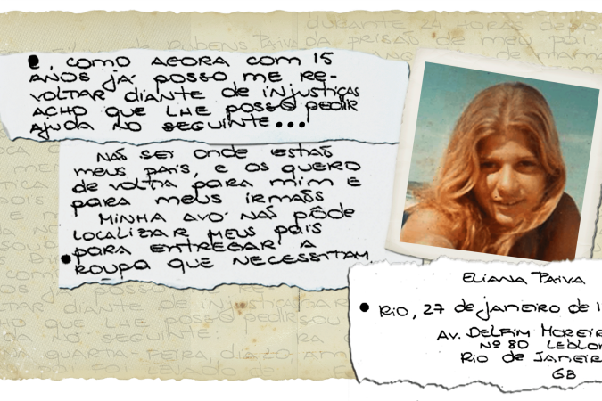 Foto de Eunice em 1971, após sair da prisão, com os cinco filhos - (crédito: Arquivo pessoal/Vera Paiva) Foto de Eunice em 1971, após sair da prisão, com os cinco filhos - (crédito: Arquivo pessoal/Vera Paiva)