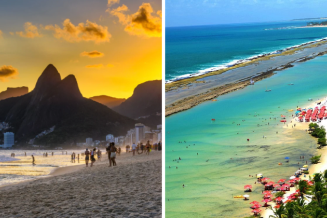 Duas praias brasileiras aparecem entre as 25 melhores do mundo - (crédito: Uai Turismo) Duas praias brasileiras aparecem entre as 25 melhores do mundo - (crédito: Uai Turismo)