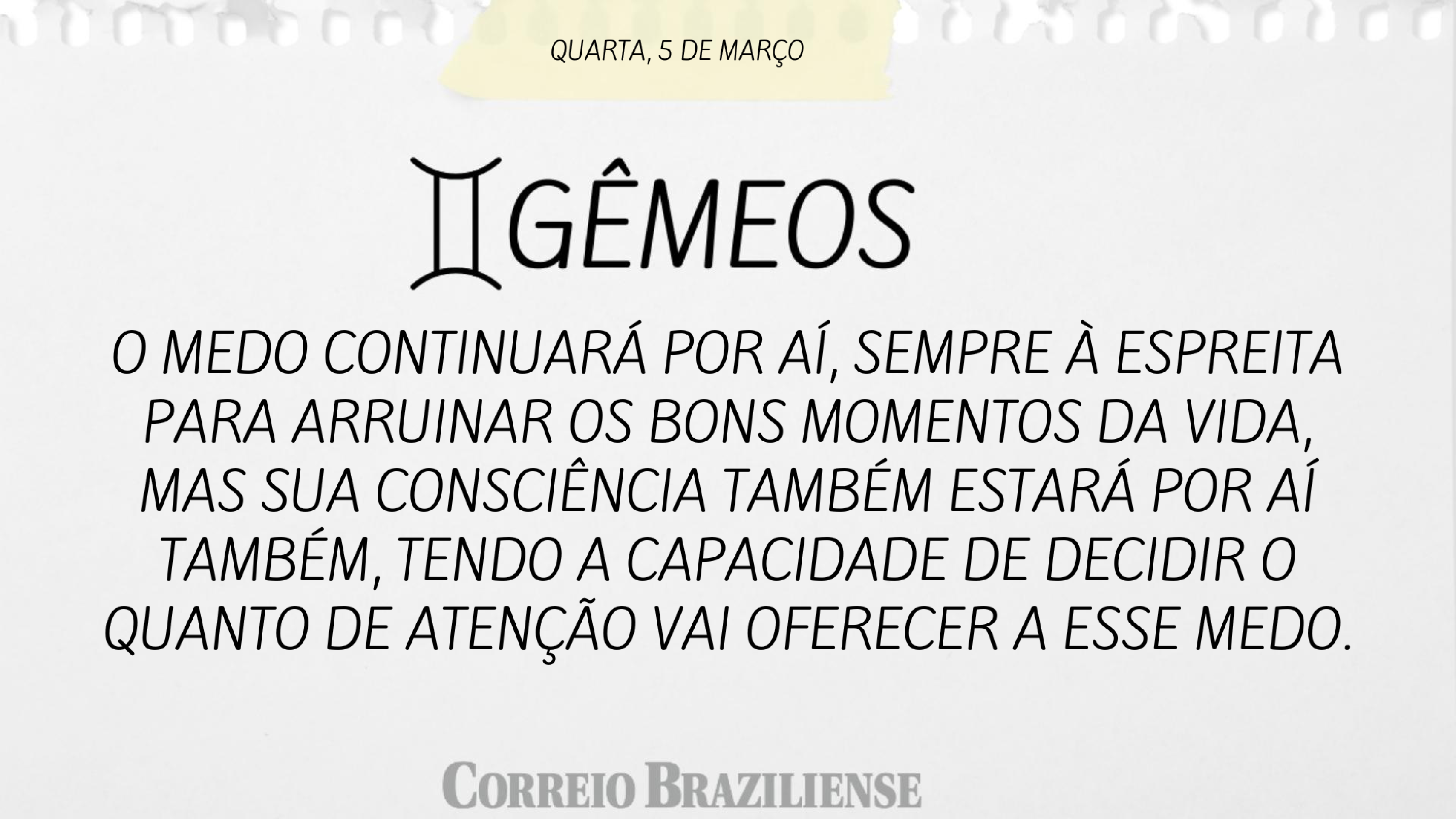 G&Ecirc;MEOS | 5 DE MAR&Ccedil;O