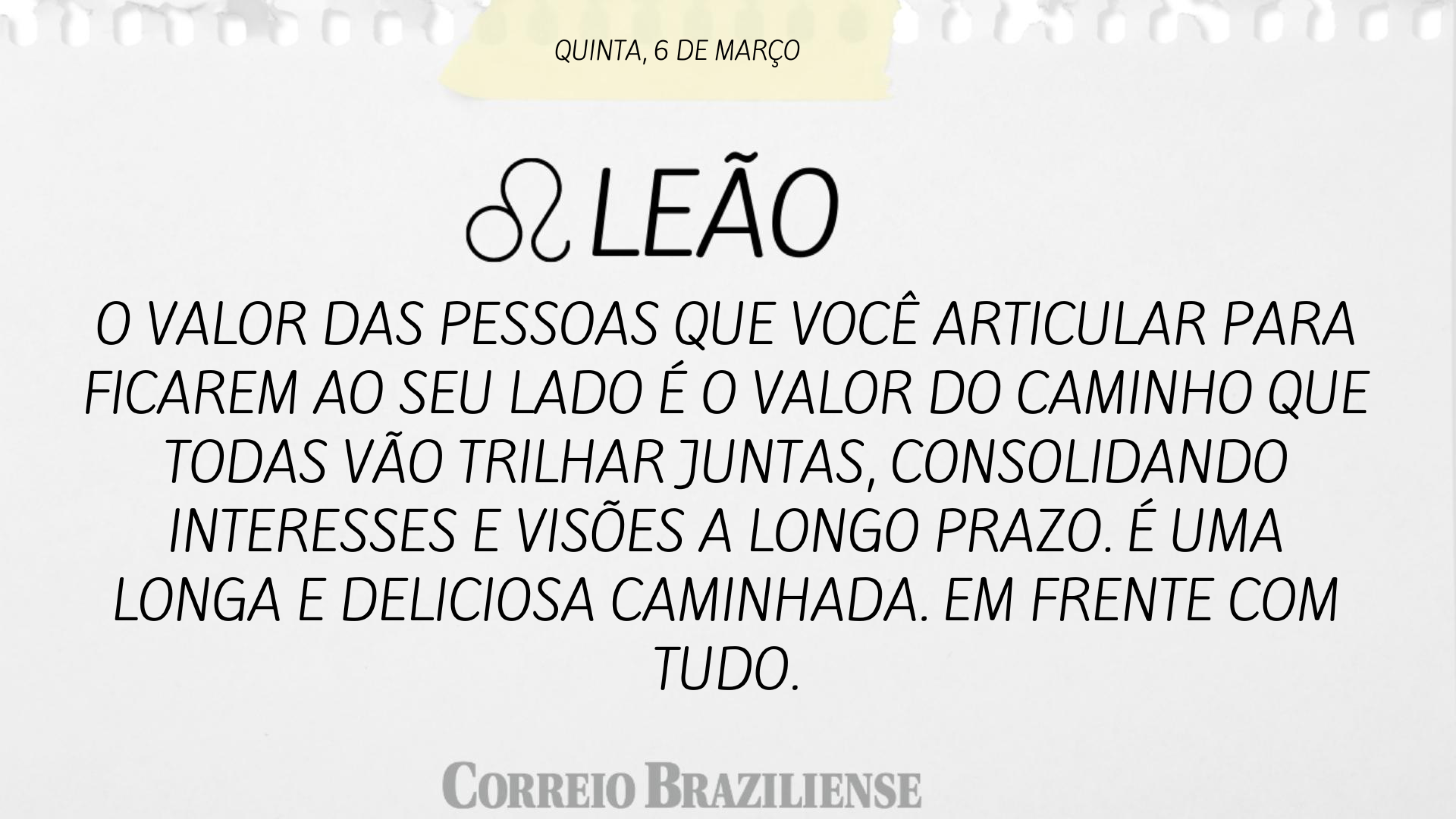 LEÃO | 6 DE MARÇO