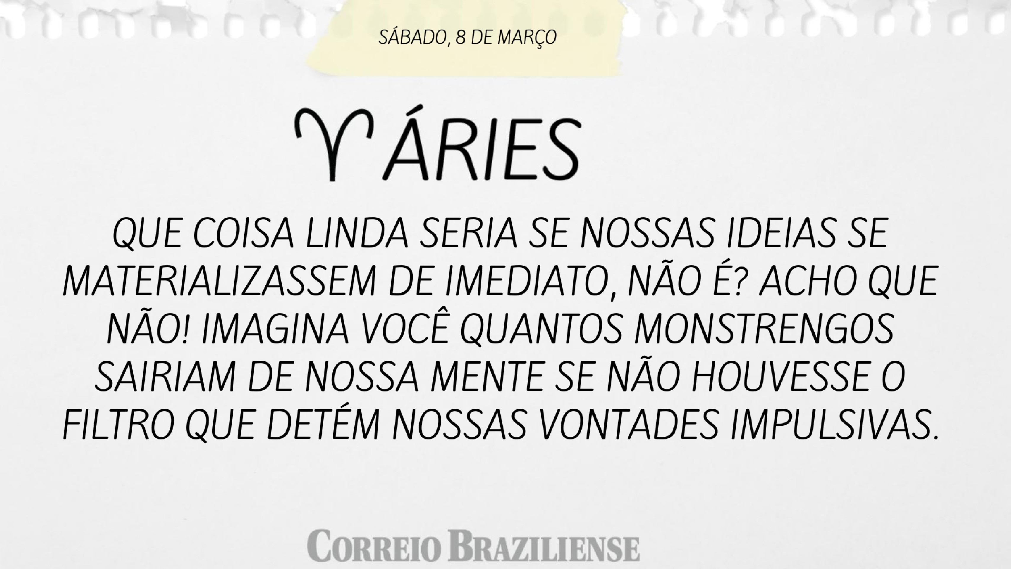 &Aacute;RIES | 8 DE MAR&Ccedil;O