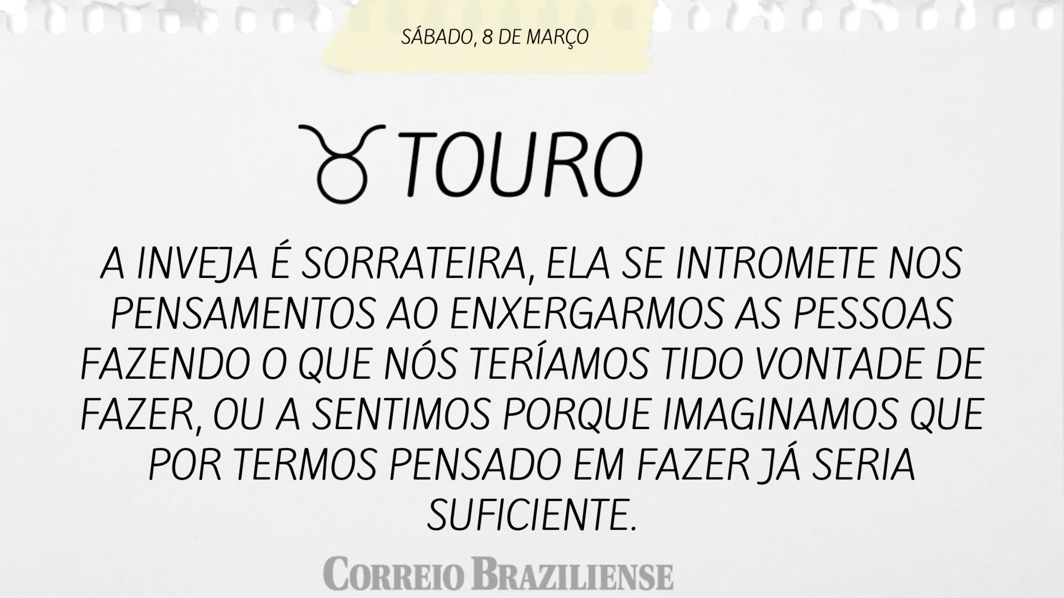 TOURO | 8 DE MAR&Ccedil;O