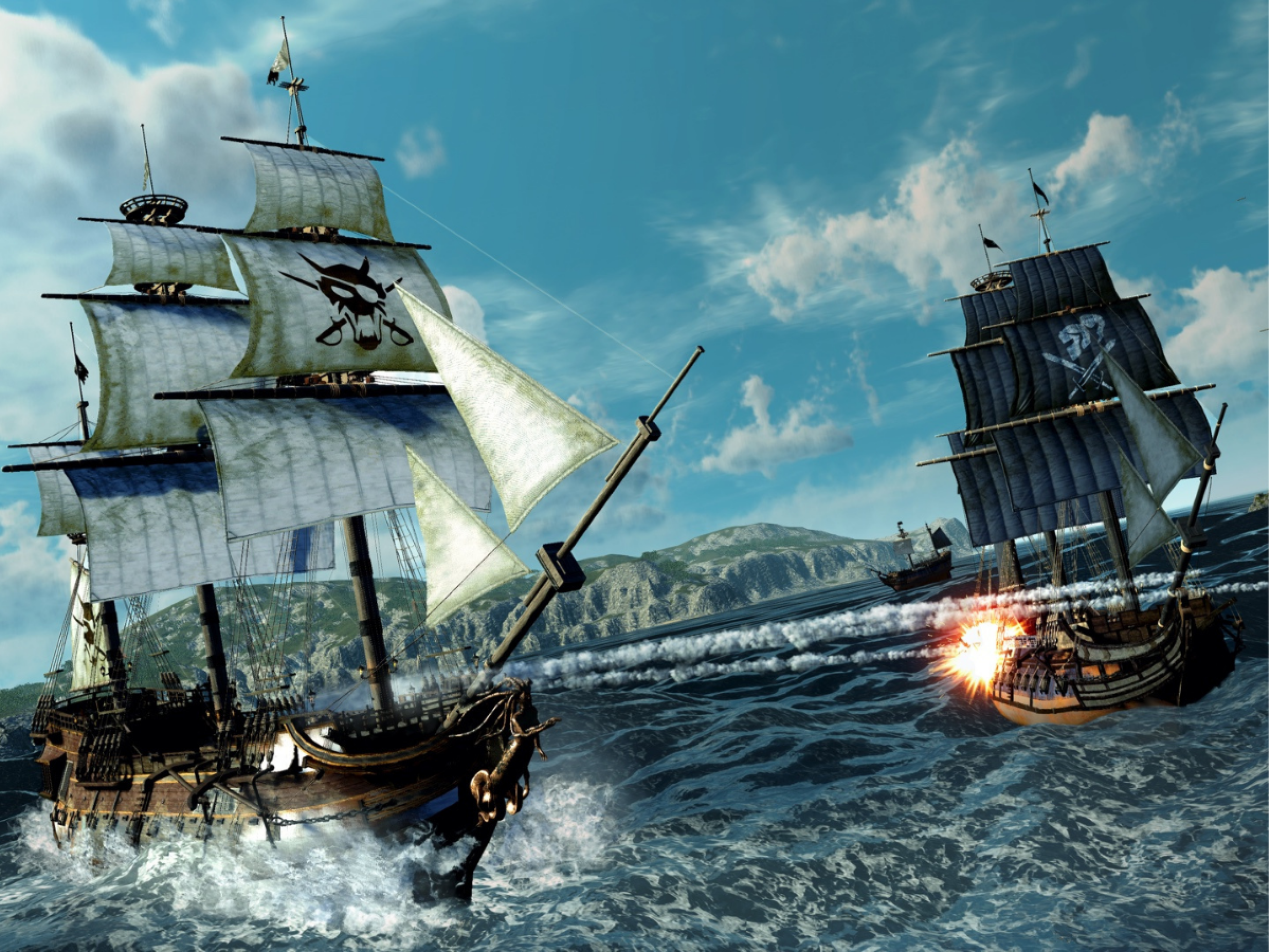 As batalhas navais são um dos grandes acertos do jogo, utilizando mecânicas que já acertaram em outros títulos e adicionando o toque japonês na jogabilidade.