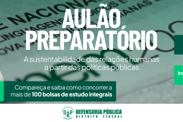 DPDF e DPU oferecem aulão preparatório para o PAS e ENEM -  (crédito: Reprodução: Site Easjur )