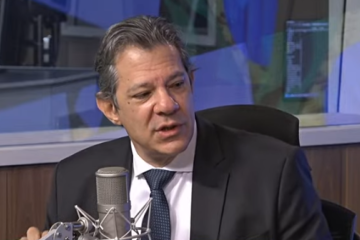 Ministro Fernando Haddad falou sobre a isenção do Imposto de Renda para quem ganha até R$ 5 mil por mês -  (crédito: Reprodução Youtube Canal Gov)