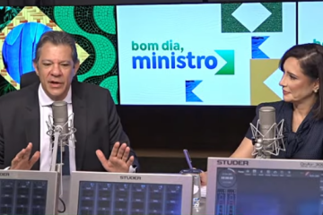 Sobre a proposta de lei que amplia a faixa de isenção do Imposto de Renda, Haddad avalia que o Congresso Nacional deve aprovar com 'tranquilidade' o projeto -  (crédito: Reprodução Youtube Canal Gov)