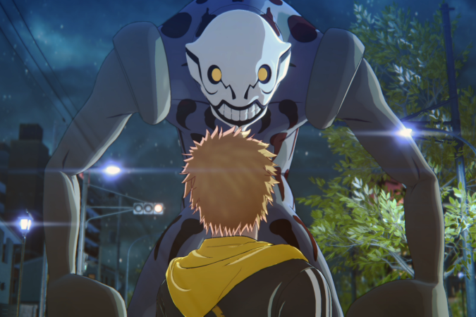 Ichigo se depara com os Hollows e de enfrenta-los como Ceifeiro Substituto.