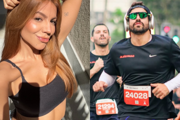 Hariany Almeida e Caio Castro -  (crédito: Reprodução/Instagram)