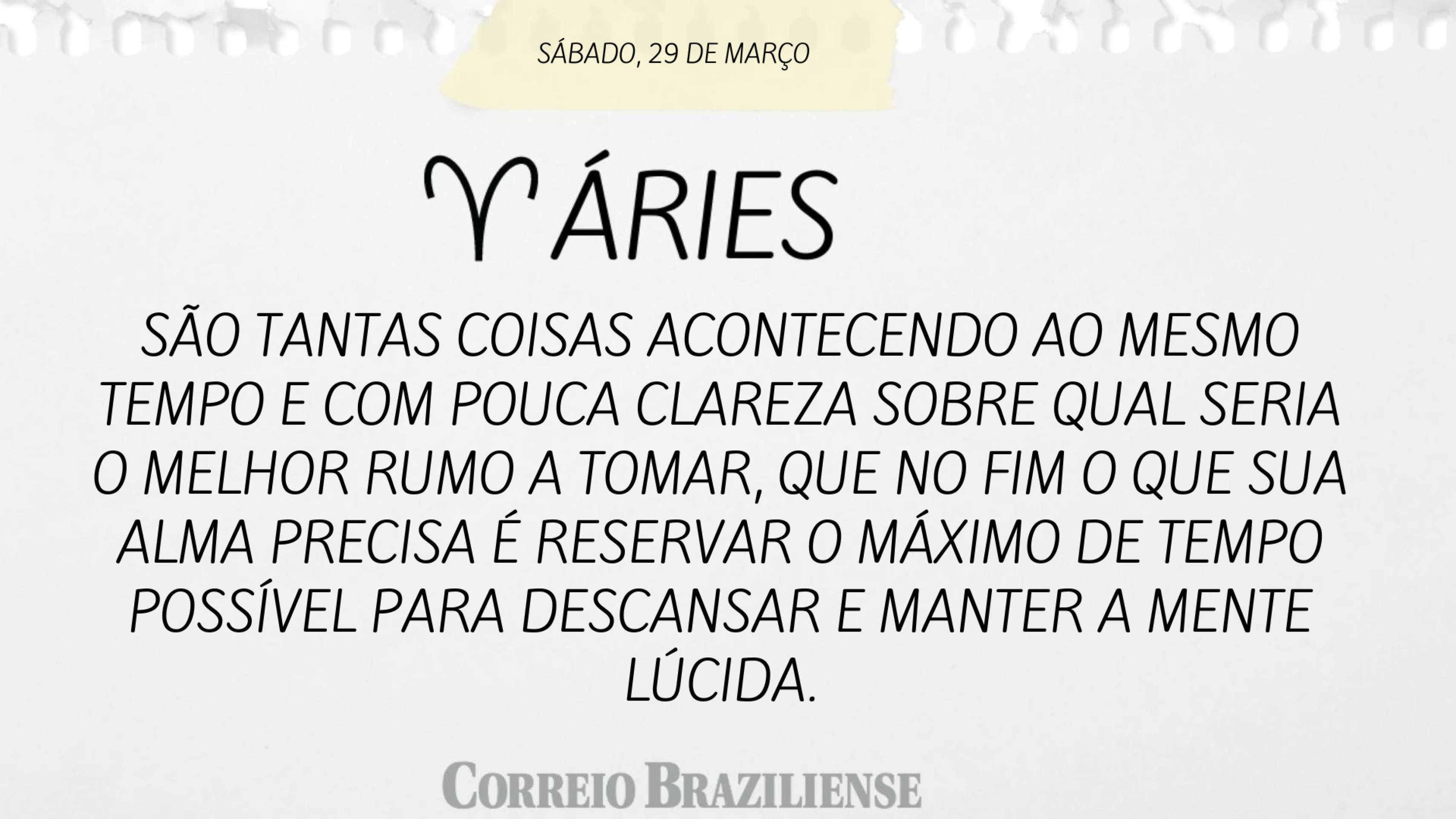 &Aacute;ries | 29 de mar&ccedil;o