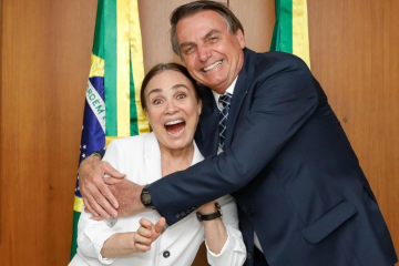 Regina Duarte e Bolsonaro - (crédito: Reprodução/Instagram) Regina Duarte e Bolsonaro - (crédito: Reprodução/Instagram)