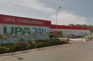 Idoso deu entrada na UPA de Sobradinho -  (crédito: Google Street View)