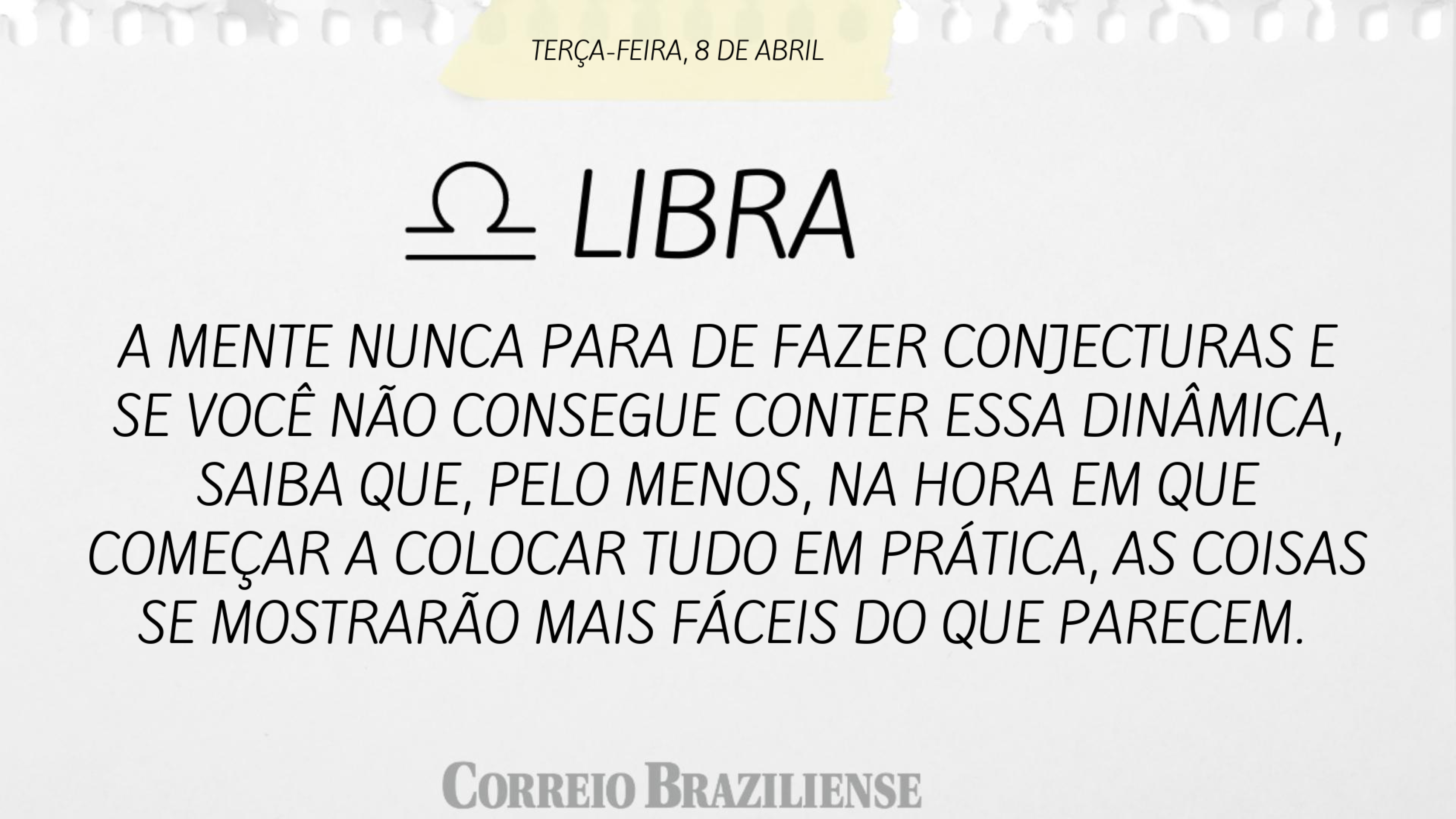 LIBRA | 8 DE ABRIL