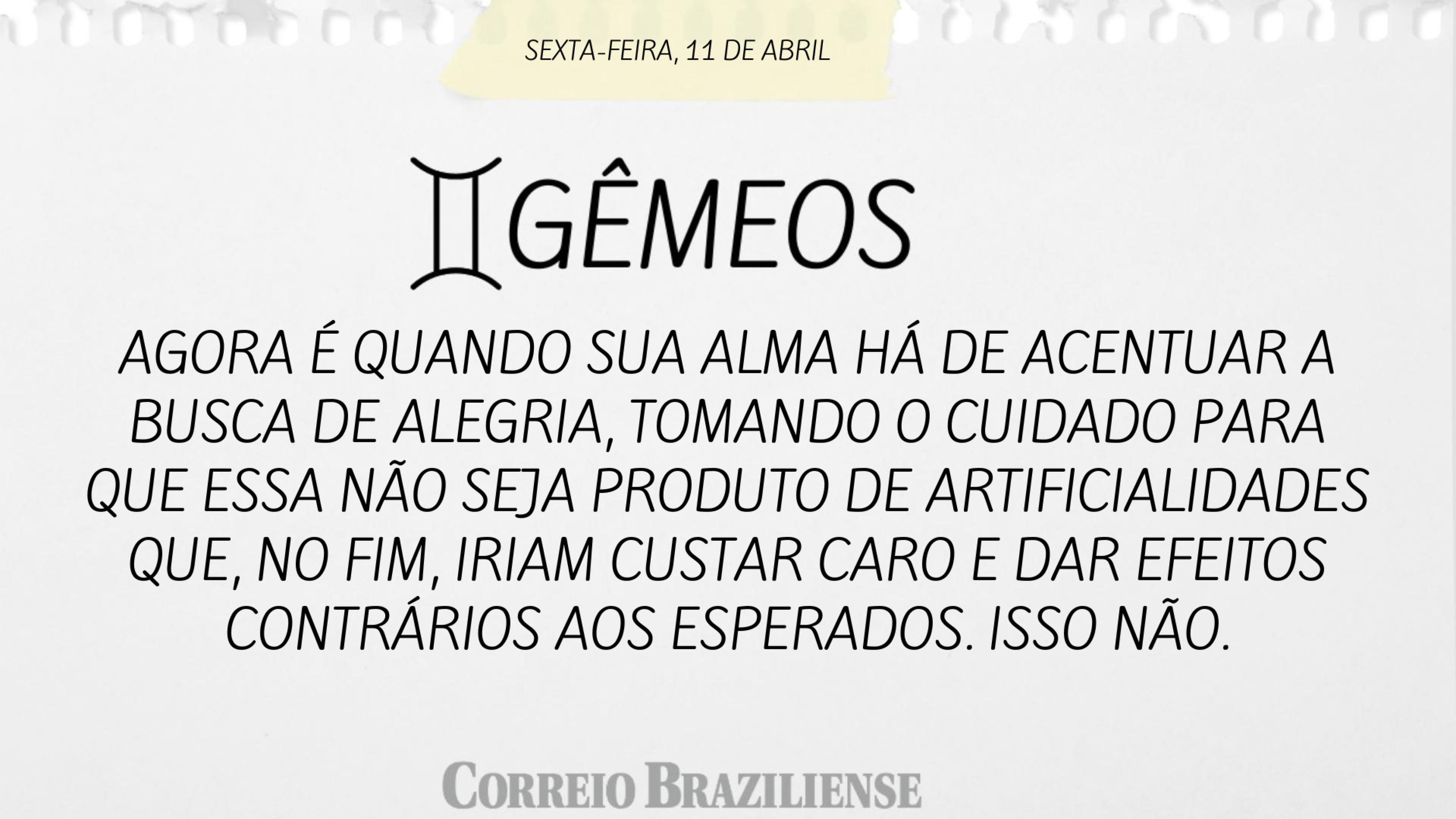 G&Ecirc;MEOS | 11 DE ABRIL