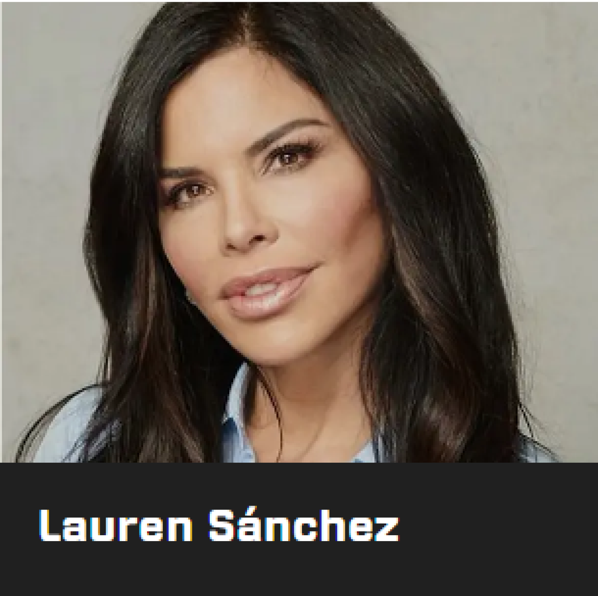 Lauren Sánchez é jornalista vencedora do Emmy, autora de best-sellers do New York Times, piloto, vice-presidente do Bezos Earth Fund e mãe de três filhos. Em 2016, Sánchez, piloto de helicóptero licenciada, fundou a Black Ops Aviation, a primeira empresa de produção e cinema aéreo de propriedade e operada por mulheres. Sánchez lançou seu primeiro livro infantil, best-seller do New York Times, 