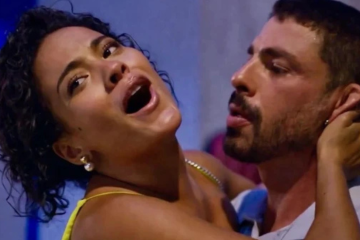 Bella Campos e Caua Reymond - (crédito: Reprodução/Tv Globo) Bella Campos e Caua Reymond - (crédito: Reprodução/Tv Globo)