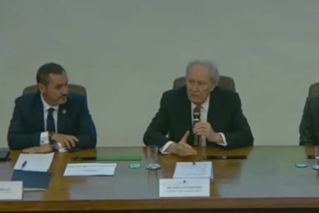 Ministério da Justiça detalha operação que afastou servidores do INSS, inclusive presidente do instituto  -  (crédito: Reprodução Youtube )