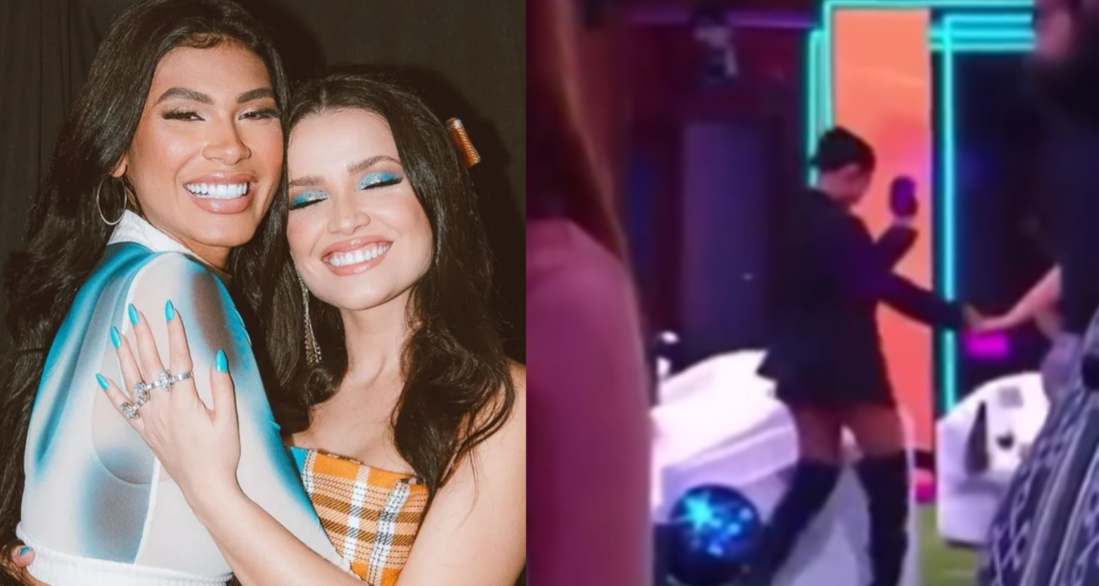 Juliette e Pocah viralizam tentando invadir casa do BBB25 Juliette e Pocah viralizam tentando invadir casa do BBB25
