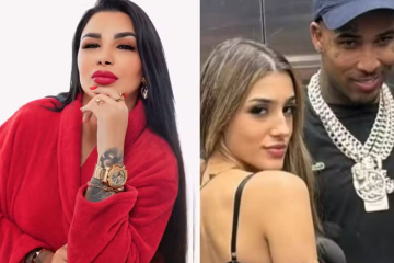 Jenny Miranda detona Gato Preto por abandonar Bia Miranda no parto
- (crédito: Redes Sociais) Jenny Miranda detona Gato Preto por abandonar Bia Miranda no parto
- (crédito: Redes Sociais)