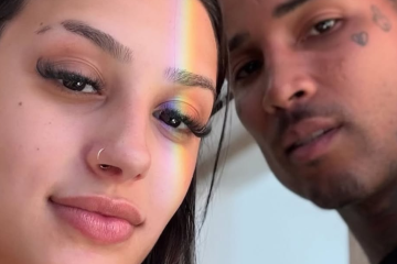 Bia Miranda e Gato Preto  -  (crédito: Reprodução/Instagram)