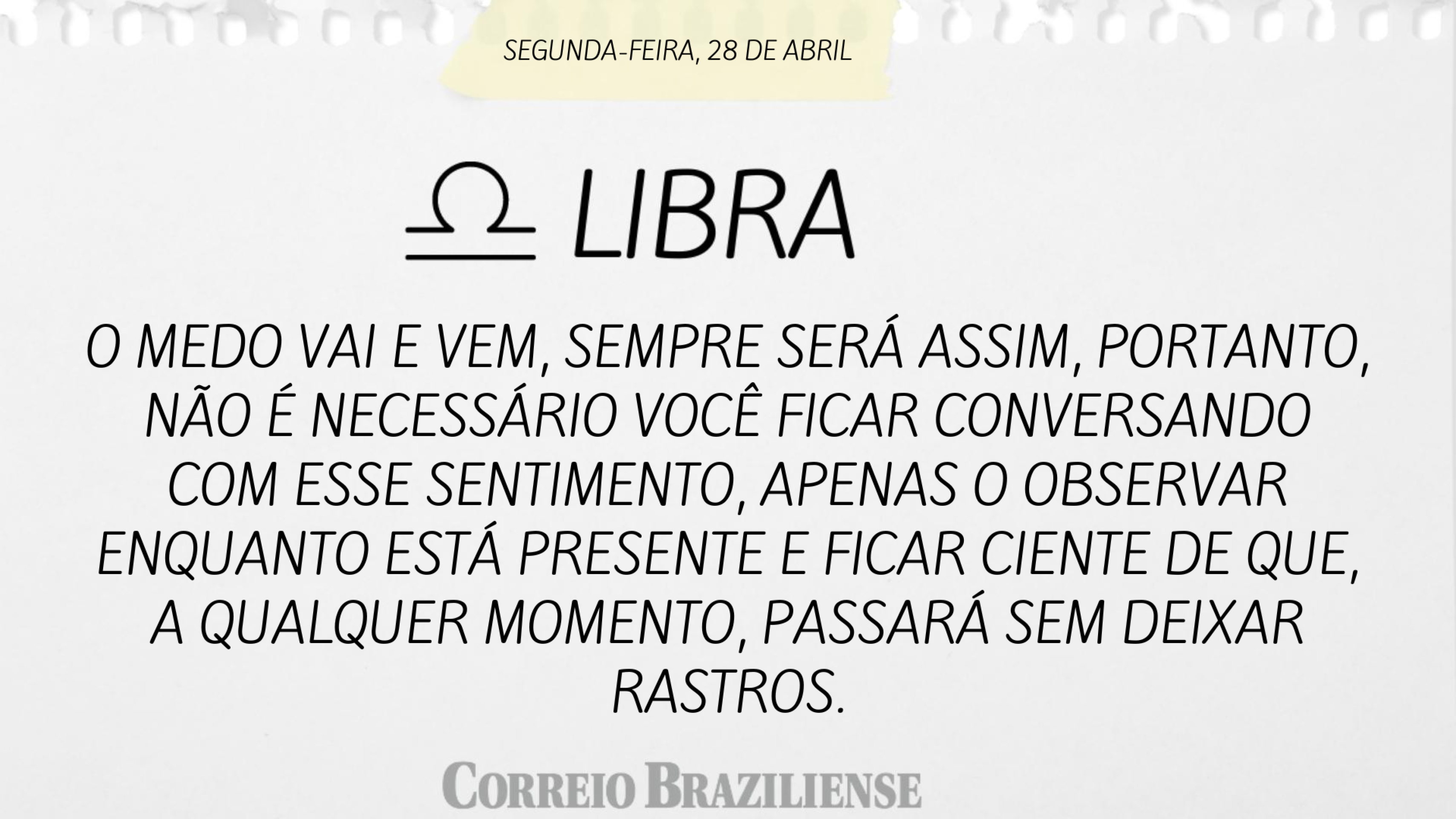 LIBRA  | 28 DE ABRIL DE 2025