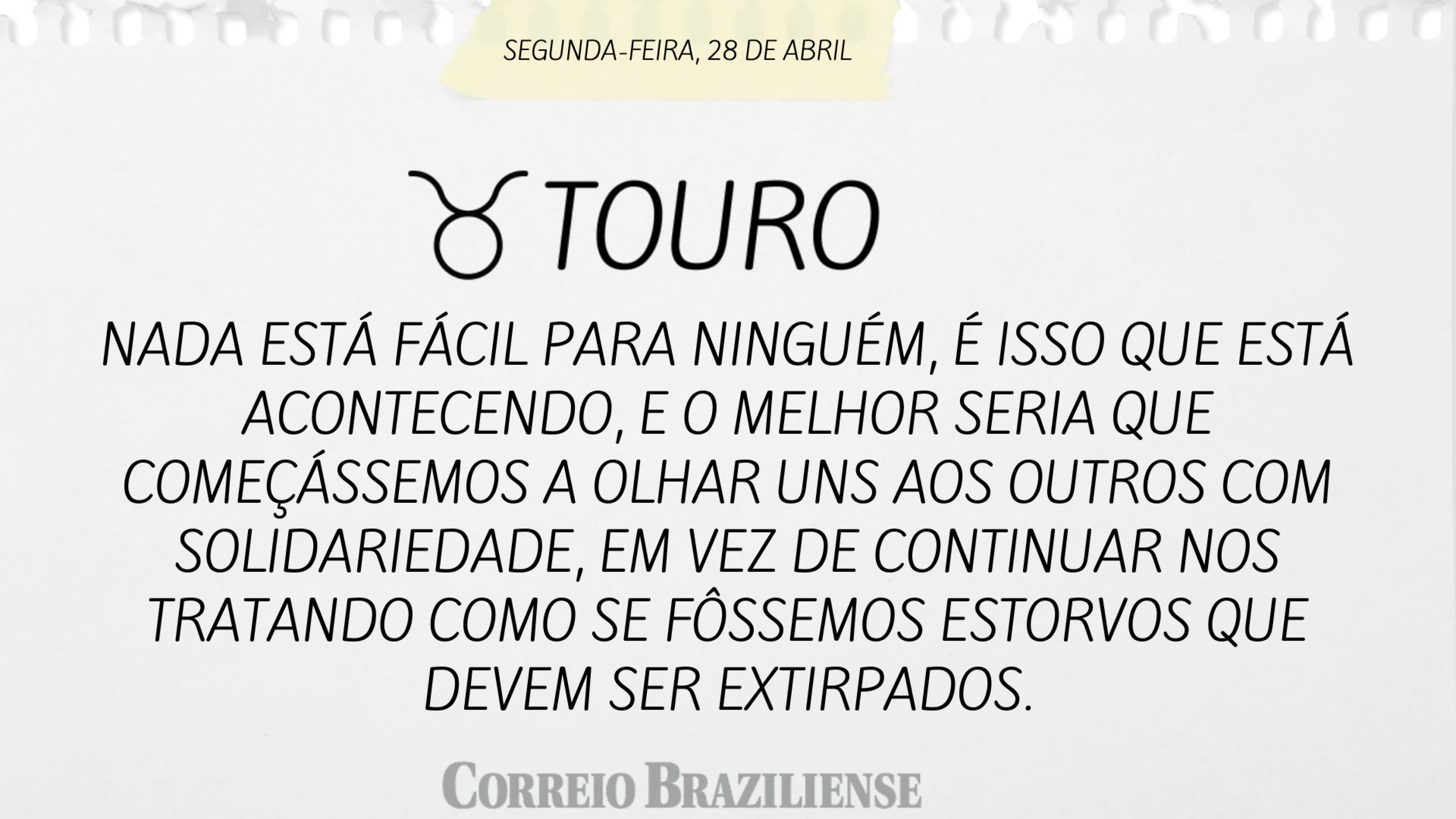 TOURO  | 28 DE ABRIL DE 2025