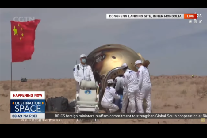 Três astronautas chineses concluíram, nesta quarta-feira (30), uma missão de seis meses a bordo da estação espacial Tiangong. O retorno bem-sucedido da tripulação Shenzhou-19
