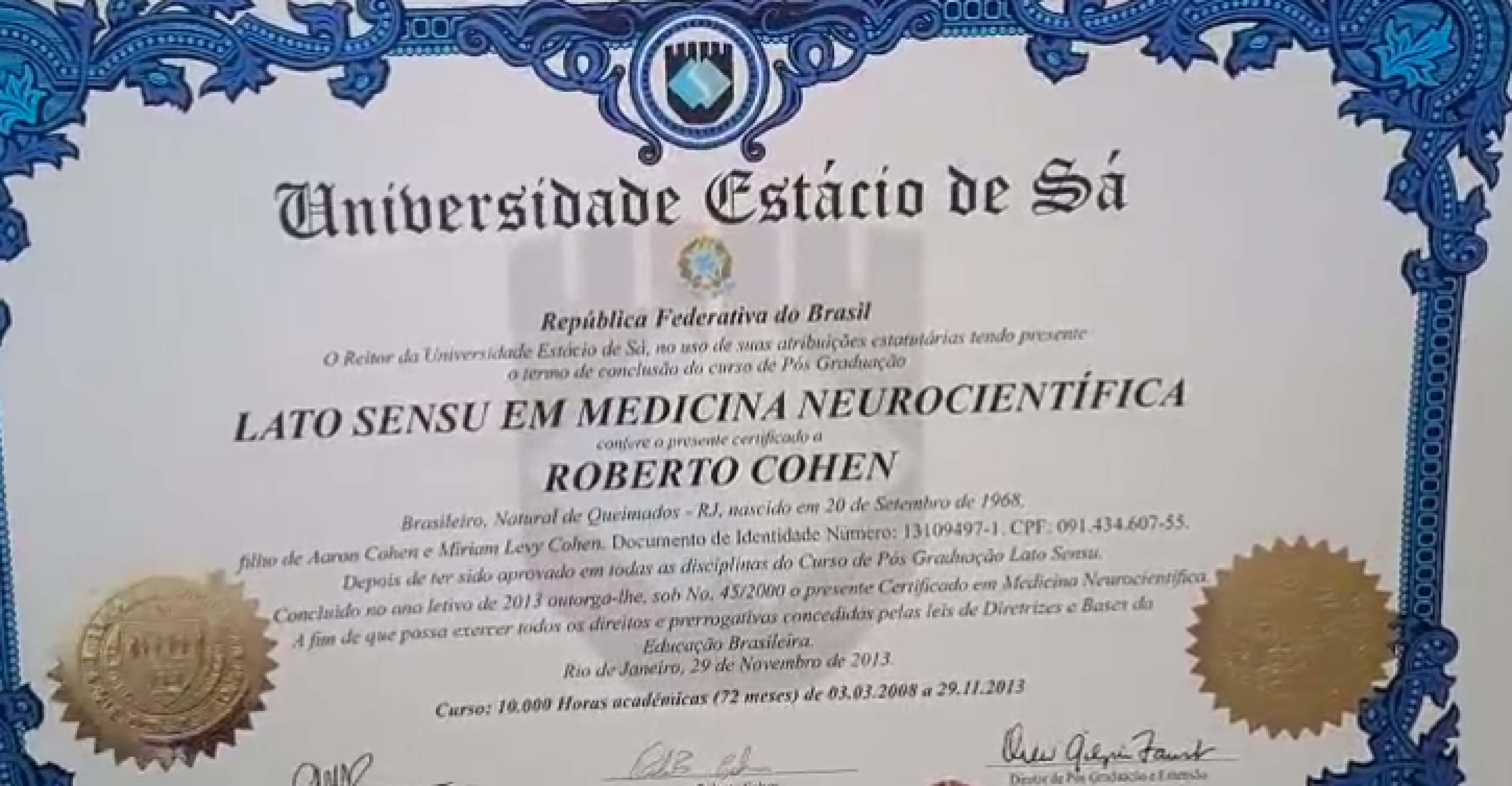 Polícia apreendeu documentos funcionais falsos na casa de golpista que fingia ser médico da ONU