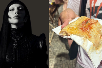 Lady Gaga: Veja quando cantora gastou em pizzas para fãs
- (crédito: Update Gaga Brasil / Redes Sociais) Lady Gaga: Veja quando cantora gastou em pizzas para fãs
- (crédito: Update Gaga Brasil / Redes Sociais)