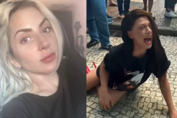Lady Gaga: Aos berros, fã se humilha e não consegue ver a cantora
 -  (crédito: Redes Sociais)