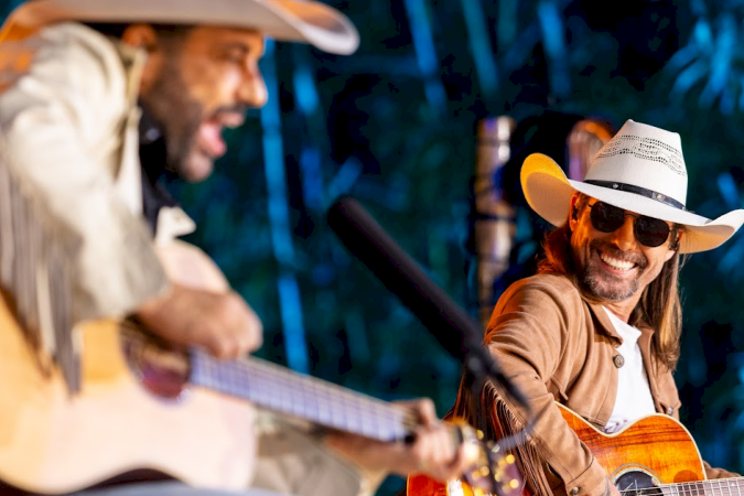 Edson e Hudson gravam o inédito projeto 'Modão é sempre modão!' -  (crédito: Jean Flanders)