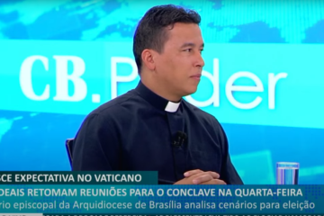 Padre Rafael Souza dos Santos, vigário episcopal da Arquidiocese de Brasília e reitor do santuário de Nossa Senhora da Saúde, é o entrevistado do CB.Poder de hoje. -  (crédito: cb.poder)