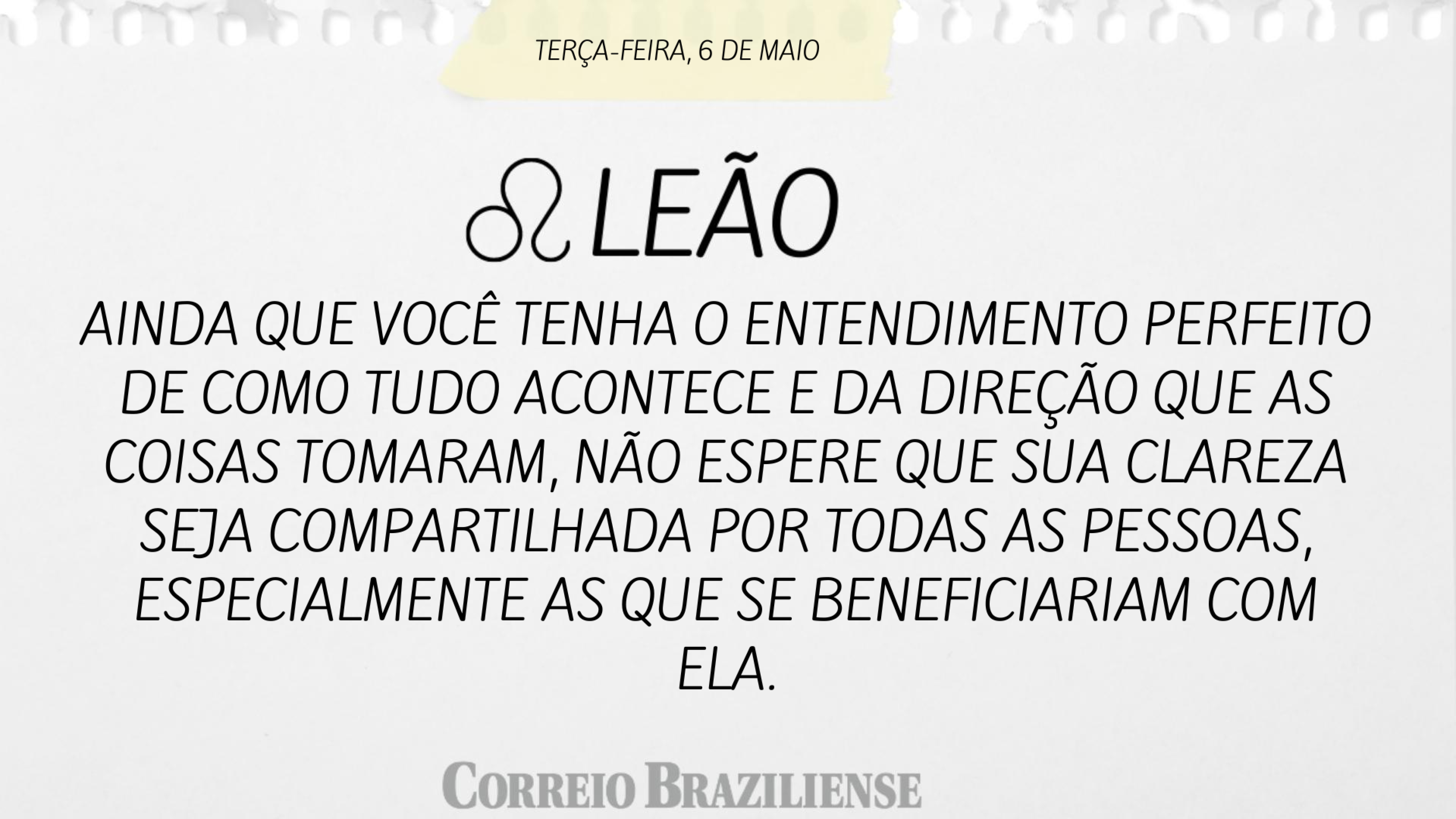 LEÃO | 6 DE MAIO