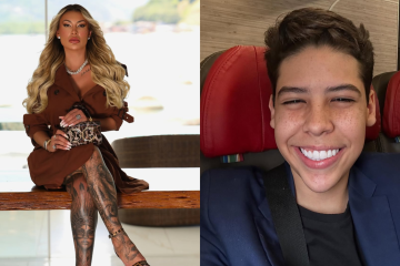 Andressa Urach e Miguel Oliveira -  (crédito: Reprodução/Instagram)