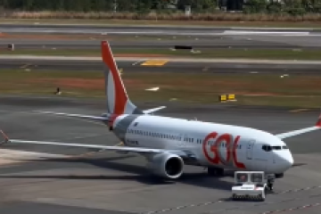 Gol linhas aéreas, aeroporto de Brasília -  (crédito: Reprodução Instagram @aeroportobsb )