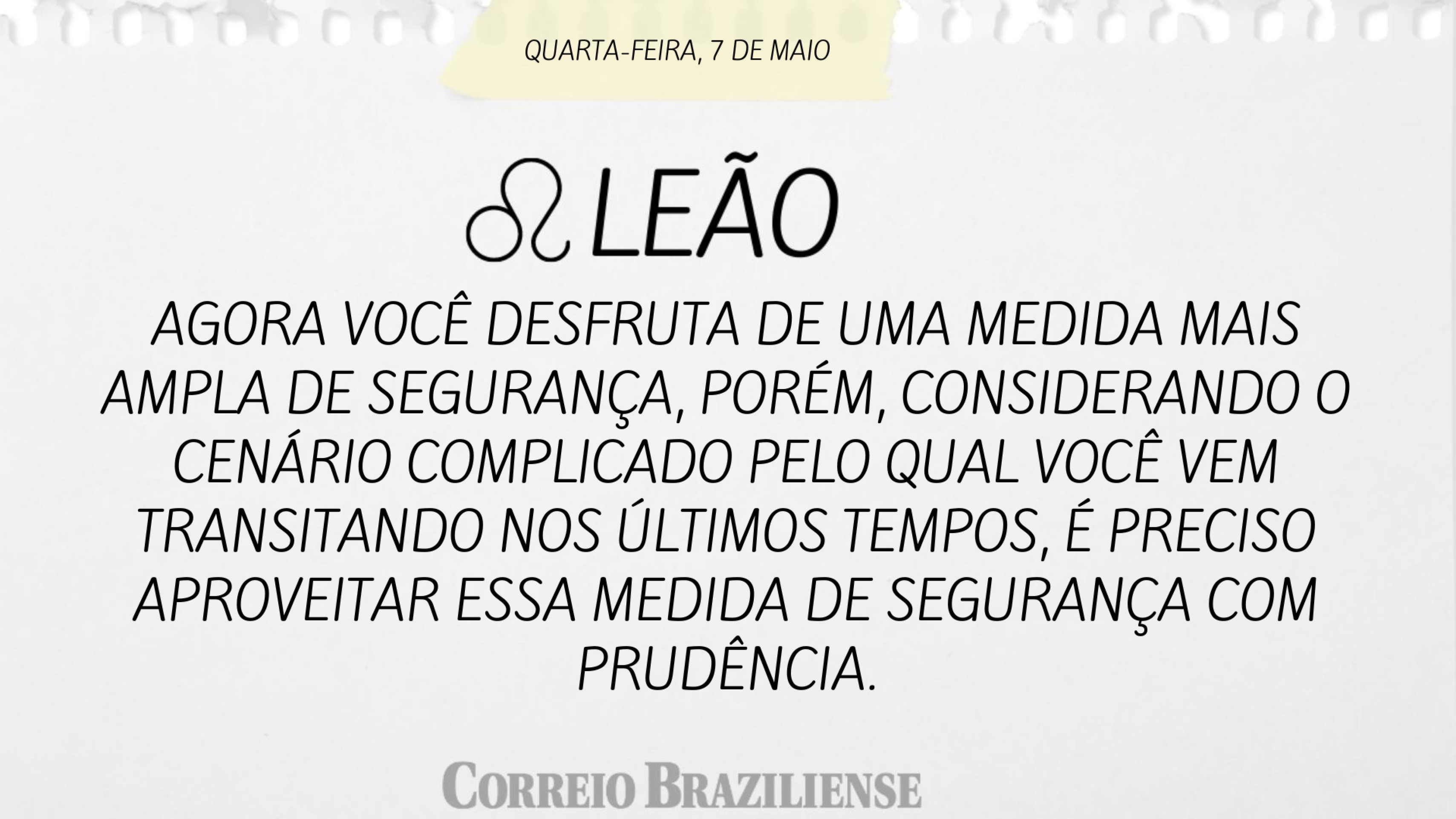 LEÃO | 7 DE MAIO
