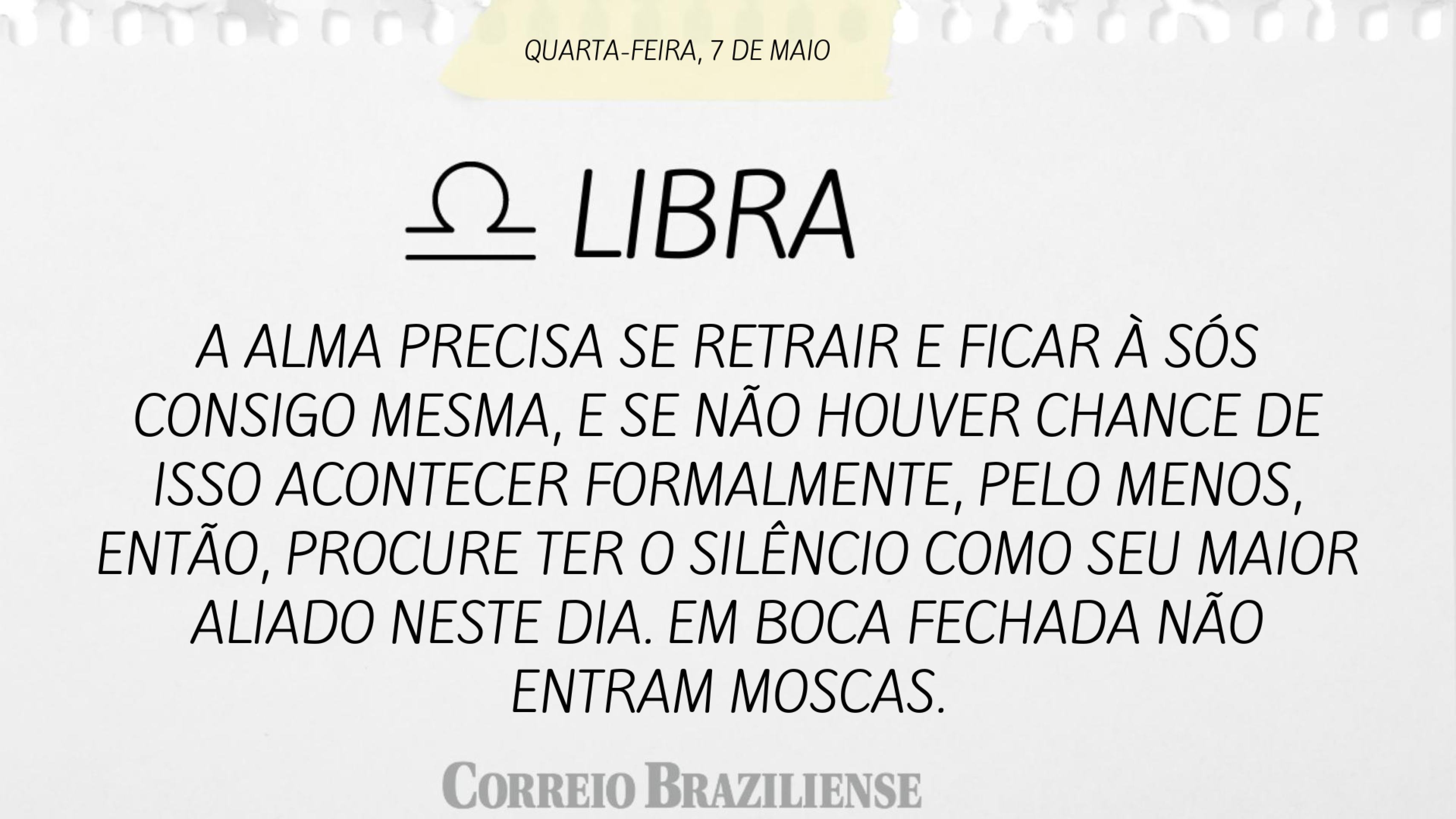LIBRA | 7 DE MAIO