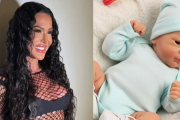 Gracyanne Barbosa adota bebê reborn e se declara ao boneco -  (crédito: Redes Sociais)
