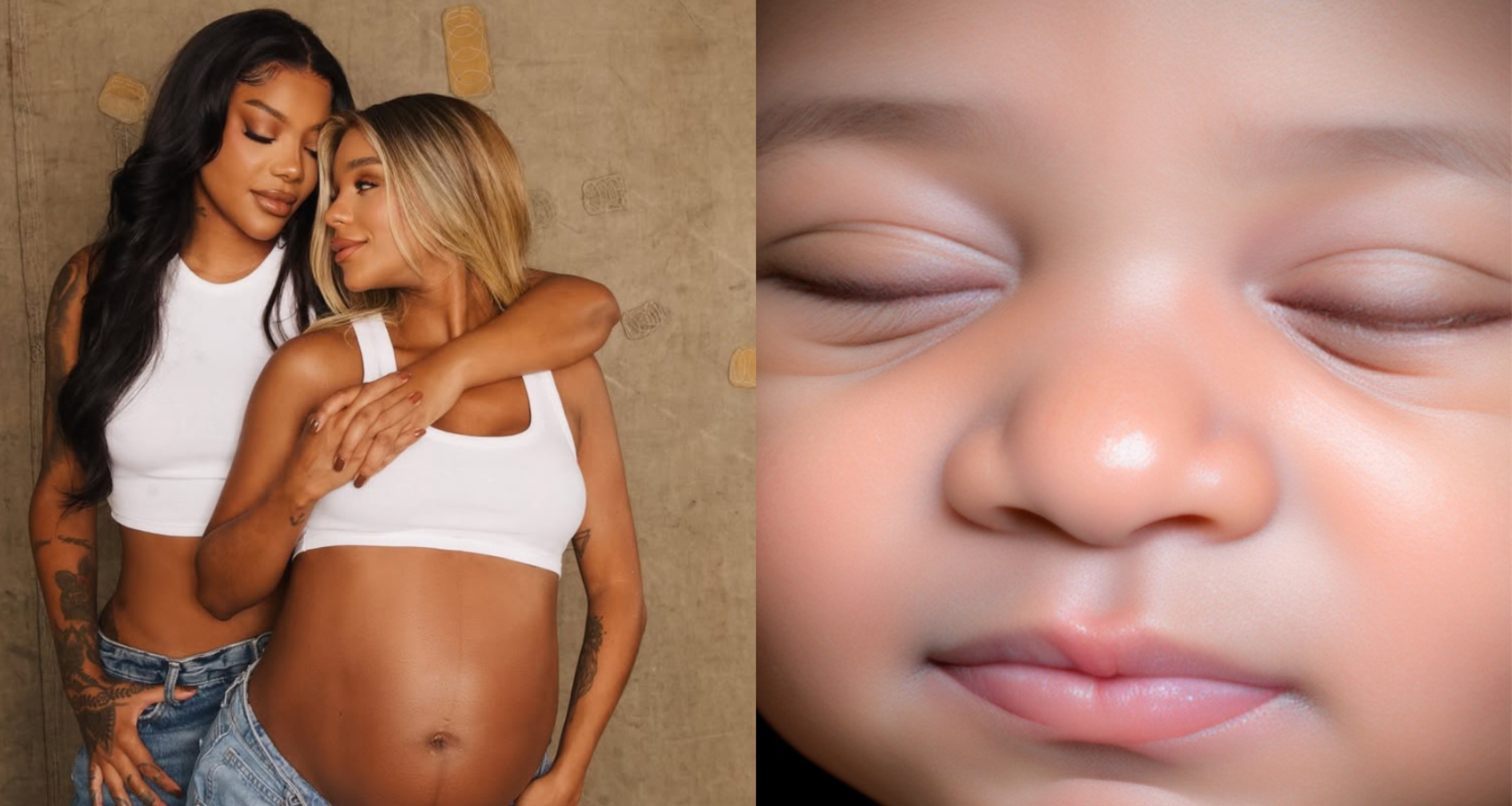 Ludmilla e Brunna mostram rostinho de Zuri em ultrassom 8D 
