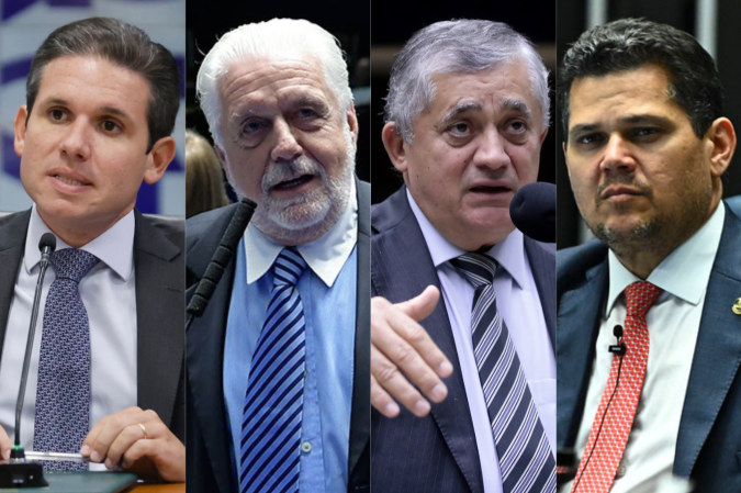 Os presidentes das casas legislativas e os líderes do governo comemoraram a escolha do novo pontífice - (crédito: Waldemir Barreto e Andressa Anholete/Senado; Bruno Spada e Marina Ramos/Câmara) Os presidentes das casas legislativas e os líderes do governo comemoraram a escolha do novo pontífice - (crédito: Waldemir Barreto e Andressa Anholete/Senado; Bruno Spada e Marina Ramos/Câmara)