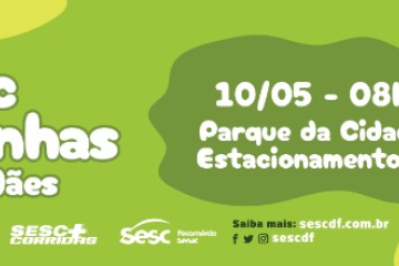 Corrida para mães e filhos acontece neste sábado, no Estacionamento 7 do Parque da Cidade. - (crédito: Material Cedido ao Correio) Corrida para mães e filhos acontece neste sábado, no Estacionamento 7 do Parque da Cidade. - (crédito: Material Cedido ao Correio)