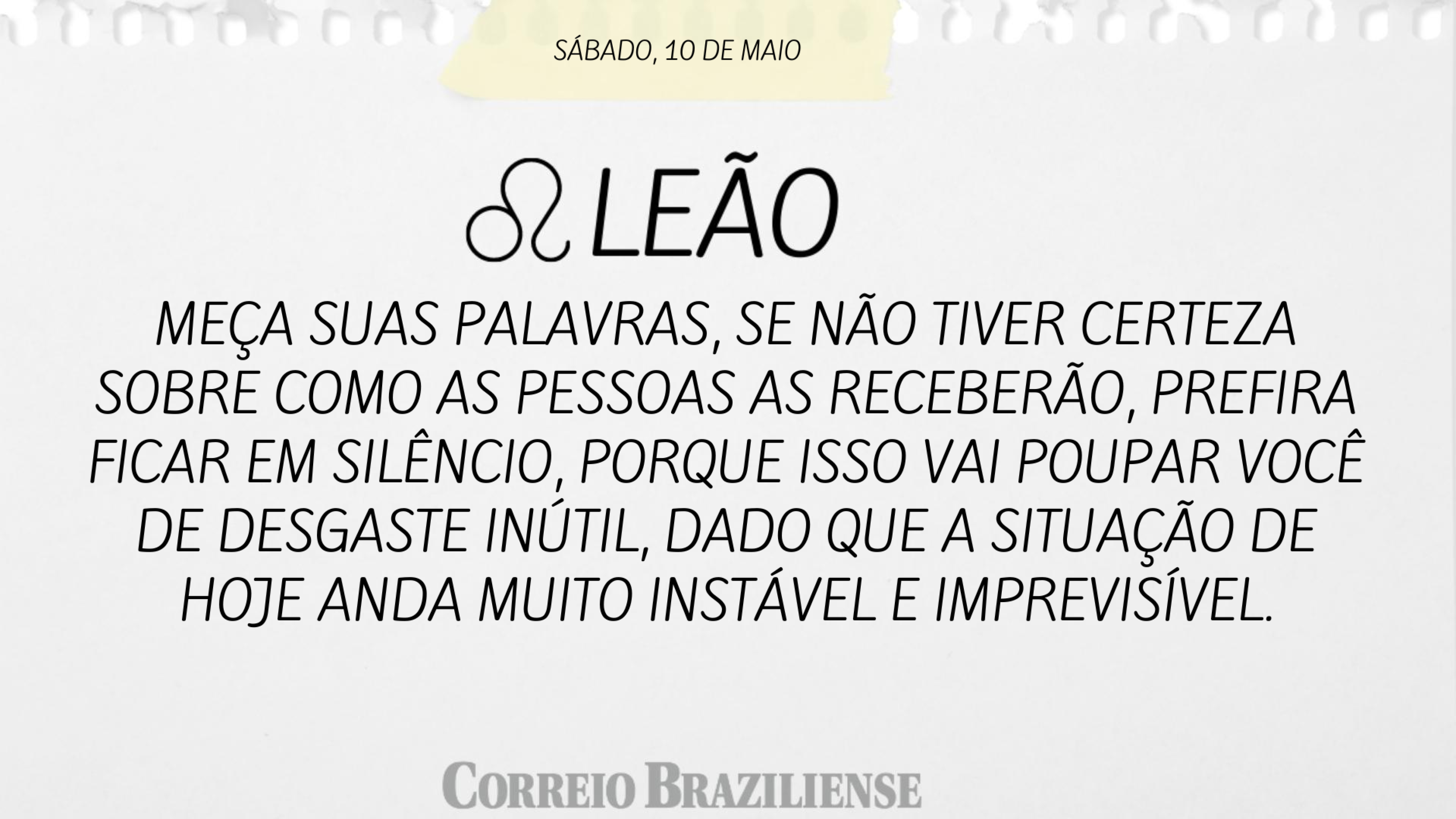 LEÃO | 10 DE MAIO
