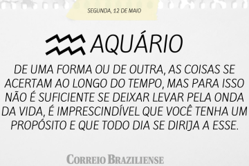 AQUÁRIO | 12 DE MAIO