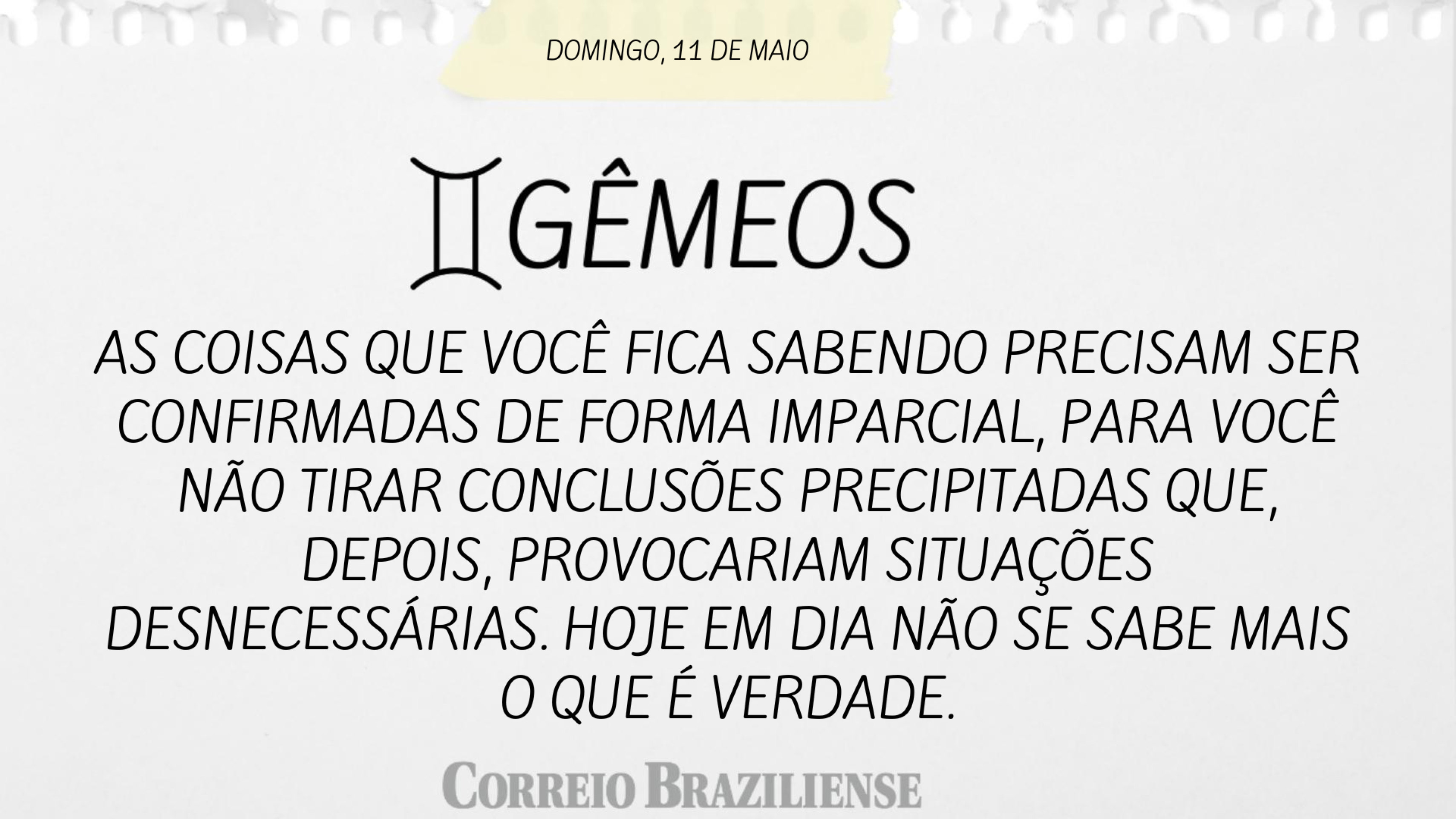 G&Ecirc;MEOS | 11 DE MAIO