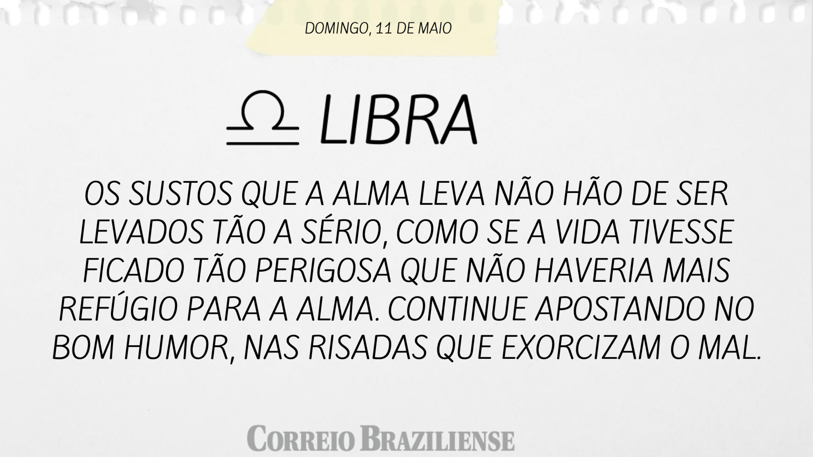 LIBRA | 11 DE MAIO