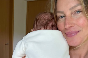 Gisele Bündchen posta primeira foto do caçula no Dia das Mães - (crédito: Redes Sociais) Gisele Bündchen posta primeira foto do caçula no Dia das Mães - (crédito: Redes Sociais)